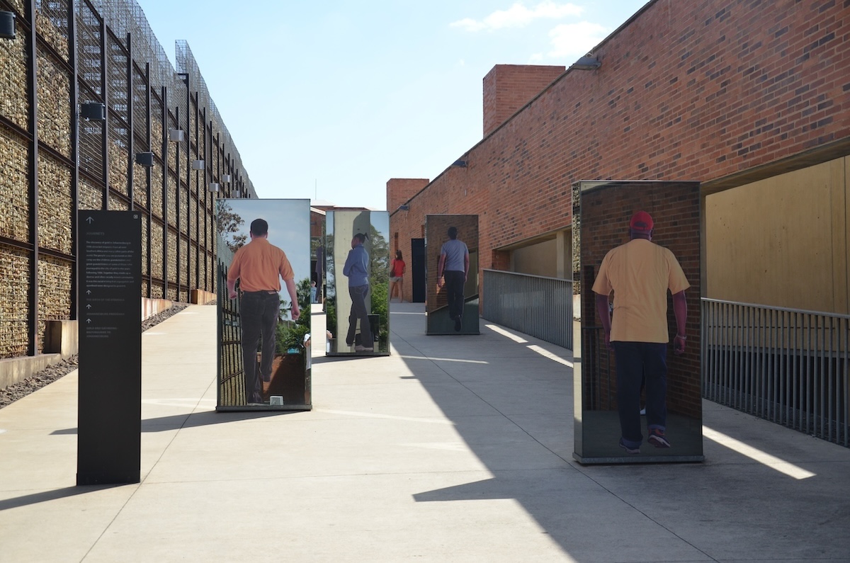 Apartheid Museum is a famous landmark in South Africa that is an immersive and educational experience.