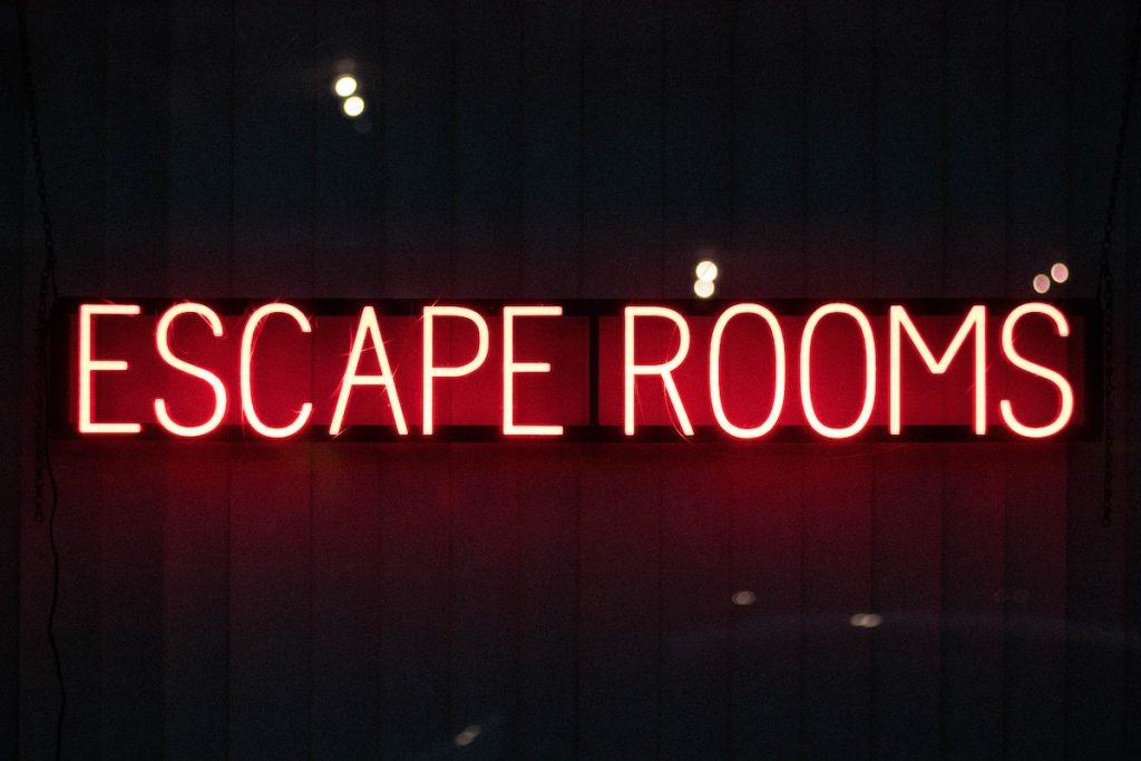 Beat The Room Escape Room Sign