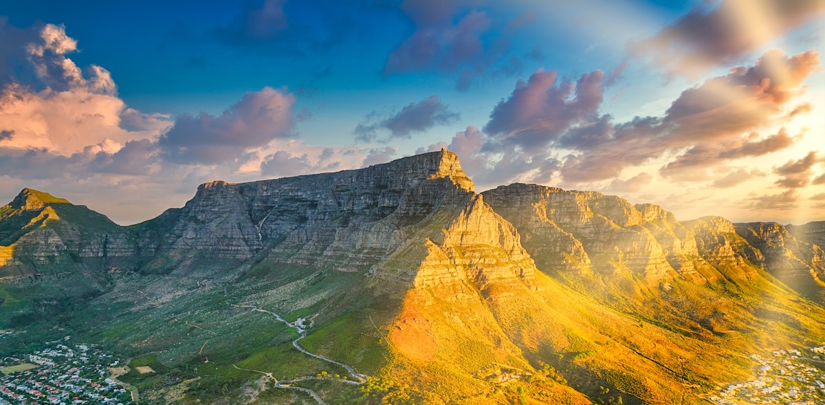 Table Mountain is maybe the most famous landmark in South Africa